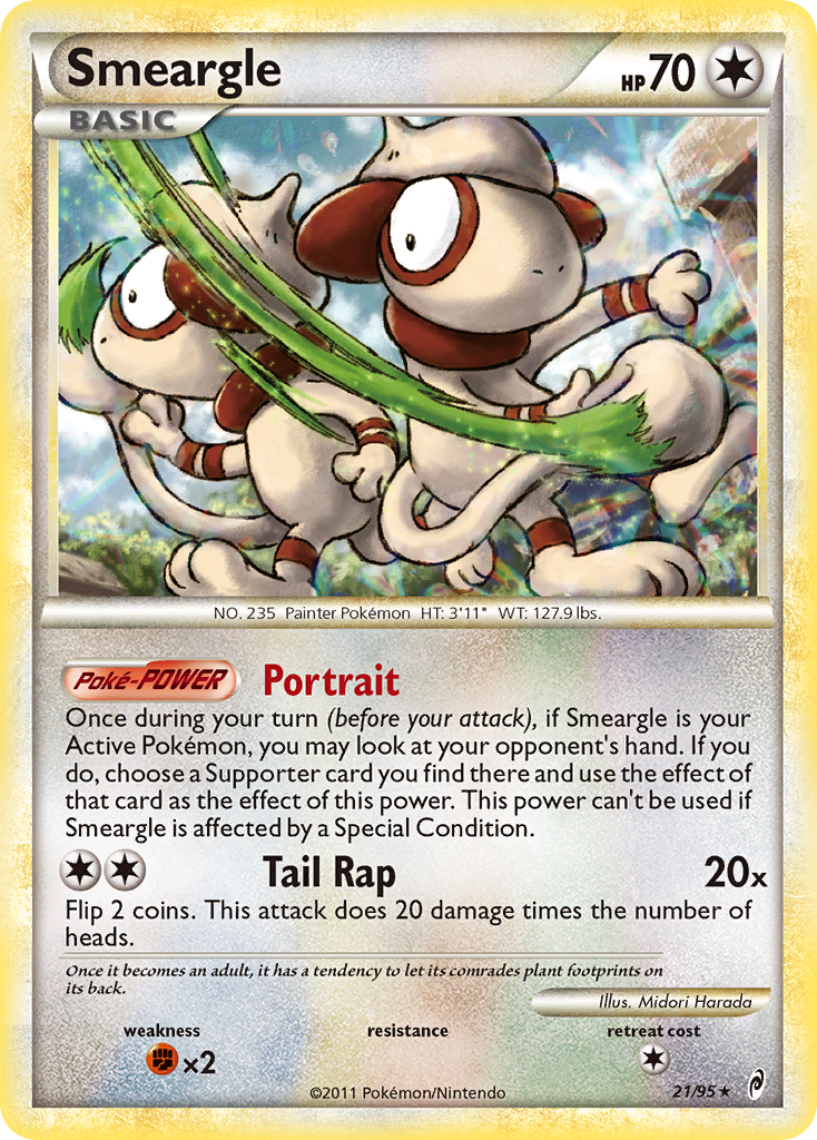 Smeargle (21/95) [HeartGold & SoulSilver: Call of Legends] | Galactic Gamez