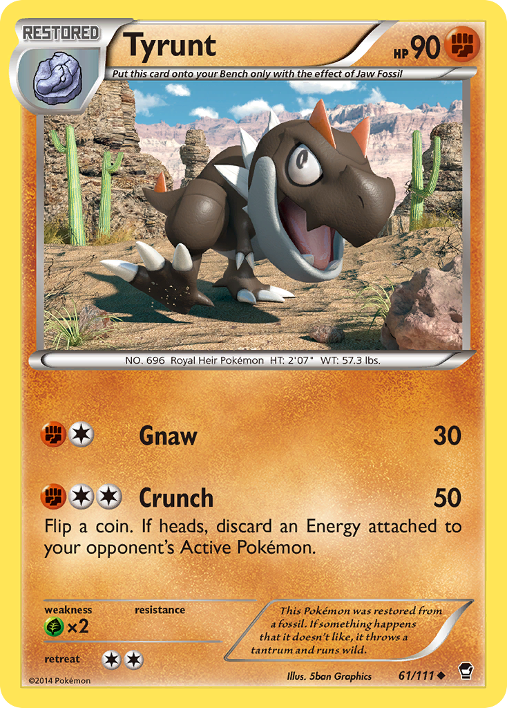 Tyrunt (61/111) [XY: Furious Fists] | Galactic Gamez