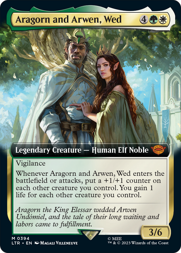 Aragorn and Arwen, Wed (Extended Art) [The Lord of the Rings: Tales of Middle-Earth] | Galactic Gamez