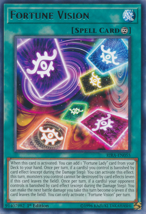 Fortune Vision [RIRA-EN055] Rare | Galactic Gamez