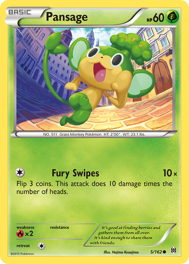 Pansage (5/162) [XY: BREAKthrough] | Galactic Gamez