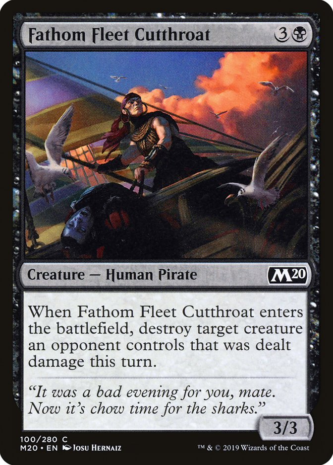 Fathom Fleet Cutthroat [Core Set 2020] | Galactic Gamez