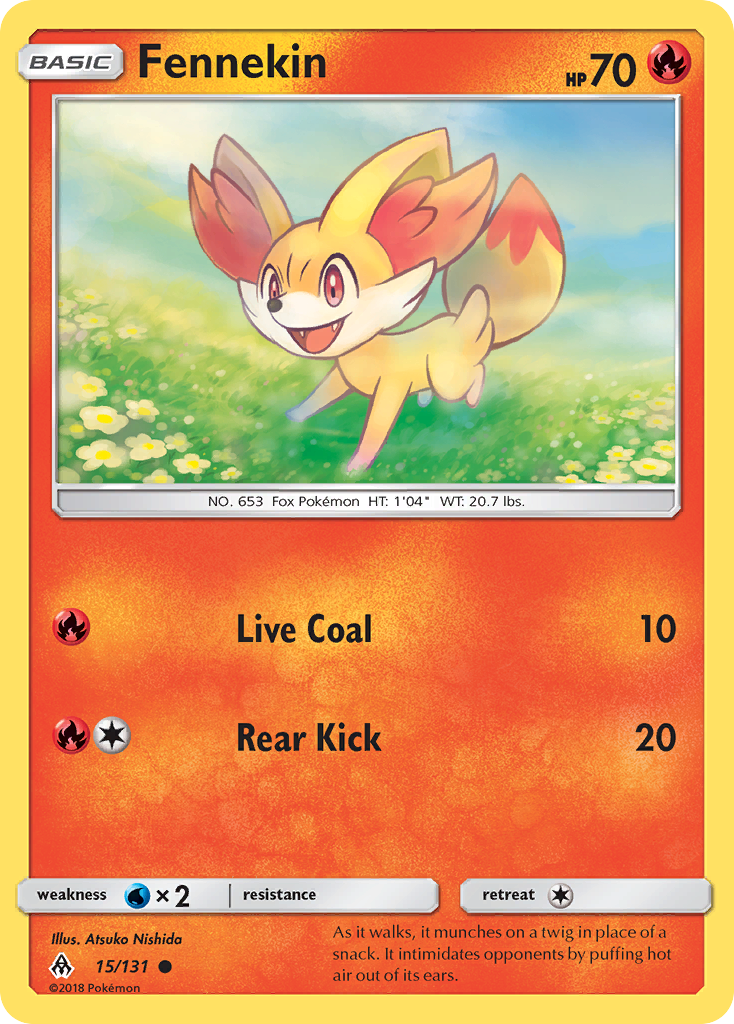 Fennekin (15/131) [Sun & Moon: Forbidden Light] | Galactic Gamez