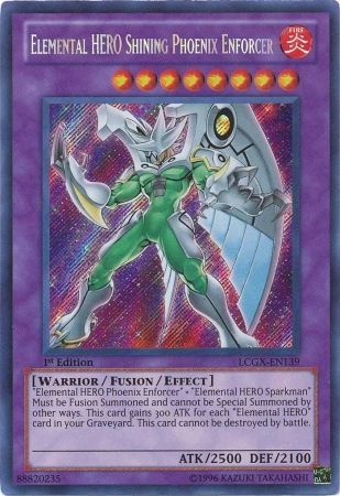 Elemental HERO Shining Phoenix Enforcer [LCGX-EN139] Secret Rare | Galactic Gamez