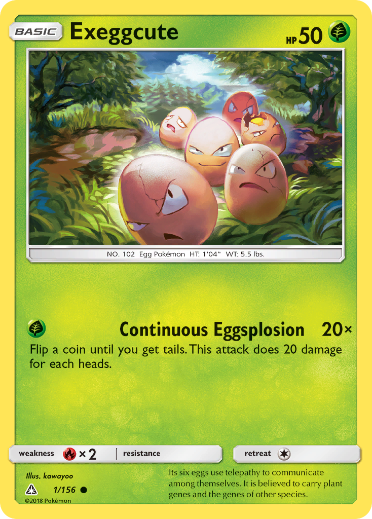 Exeggcute (1/156) [Sun & Moon: Ultra Prism] | Galactic Gamez