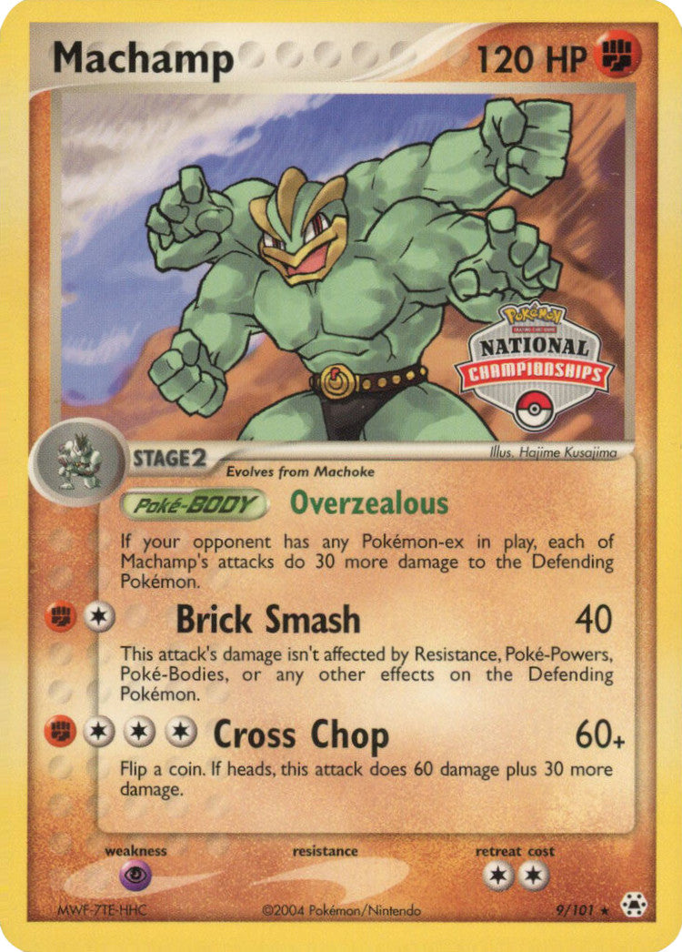 Machamp (9/101) (National Championships Promo) [EX: Hidden Legends] | Galactic Gamez