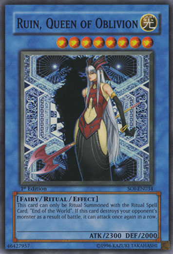 Ruin, Queen of Oblivion [SOI-EN034] Super Rare | Galactic Gamez