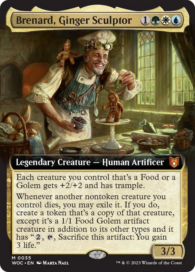 Brenard, Ginger Sculptor (Extended Art) [Wilds of Eldraine Commander] | Galactic Gamez