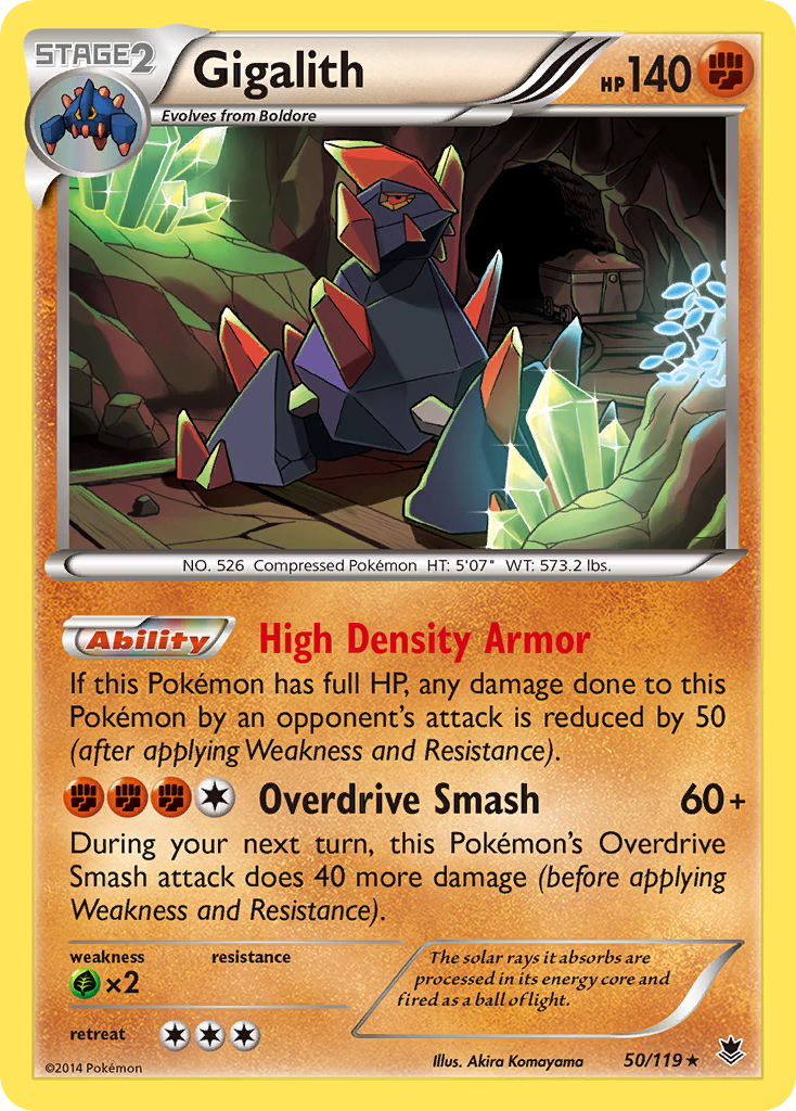 Gigalith (50/119) [XY: Phantom Forces] | Galactic Gamez