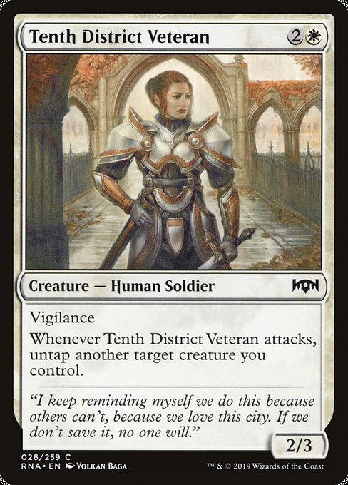 Tenth District Veteran [Ravnica Allegiance] | Galactic Gamez