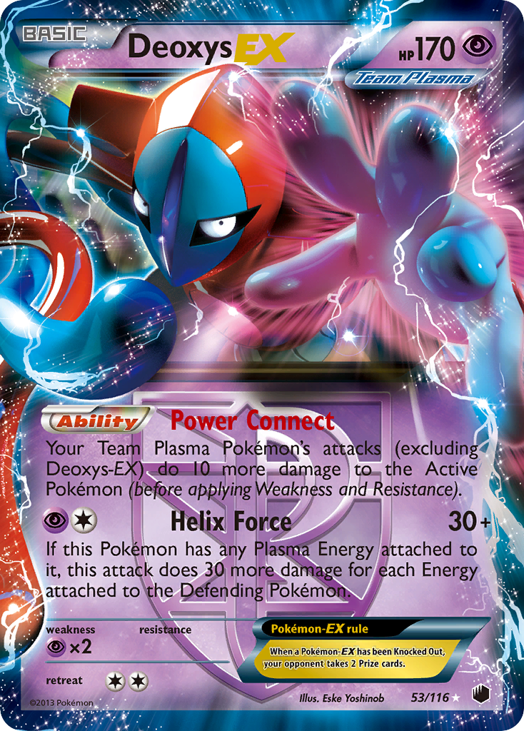 Deoxys EX (53/116) [Black & White: Plasma Freeze] | Galactic Gamez