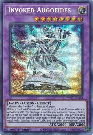 Invoked Augoeides [MP21-EN064] Prismatic Secret Rare | Galactic Gamez