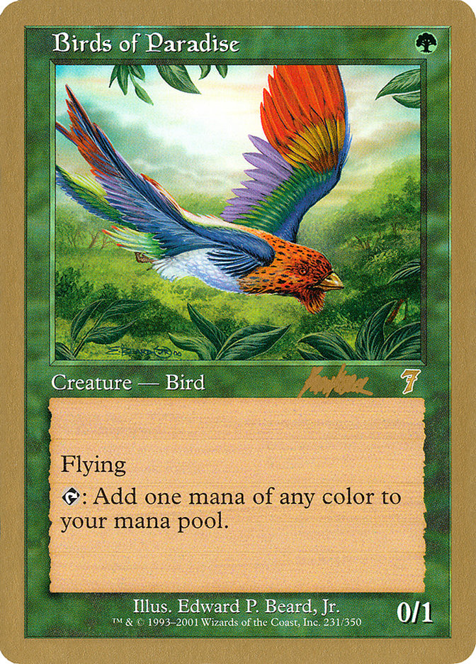 Birds of Paradise (Brian Kibler) [World Championship Decks 2002] | Galactic Gamez