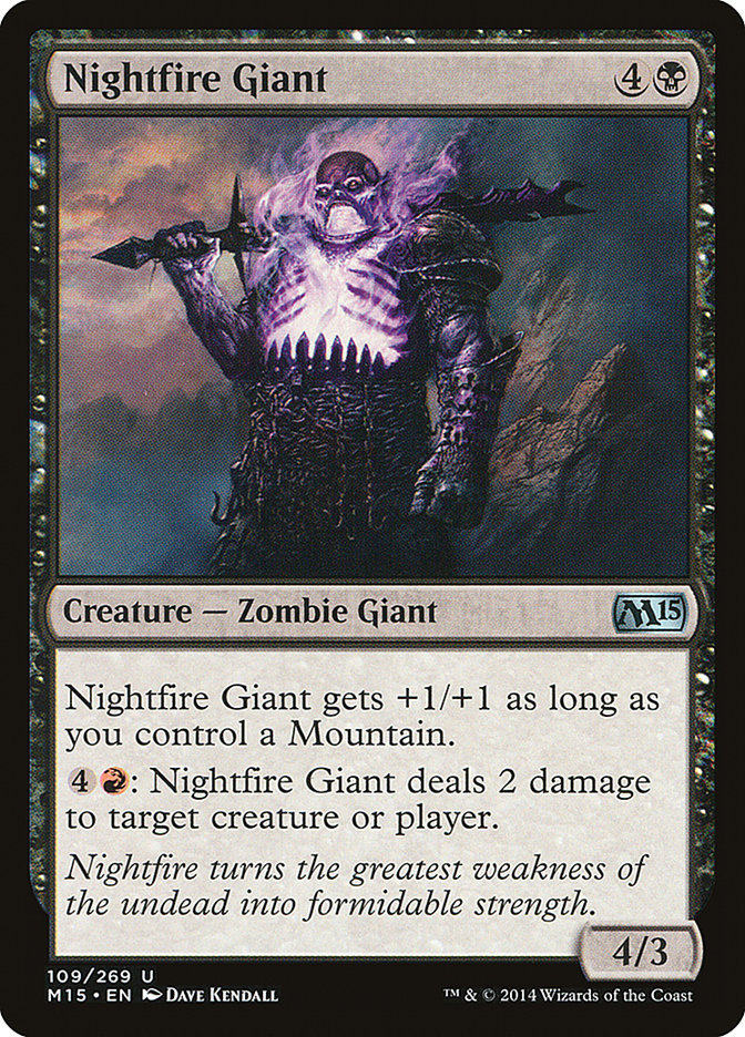 Nightfire Giant [Magic 2015] | Galactic Gamez