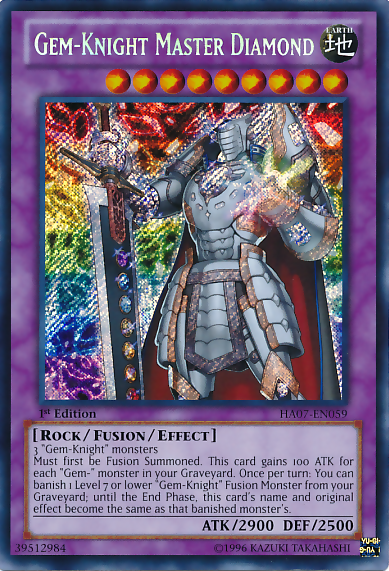 Gem-Knight Master Diamond [HA07-EN059] Secret Rare | Galactic Gamez