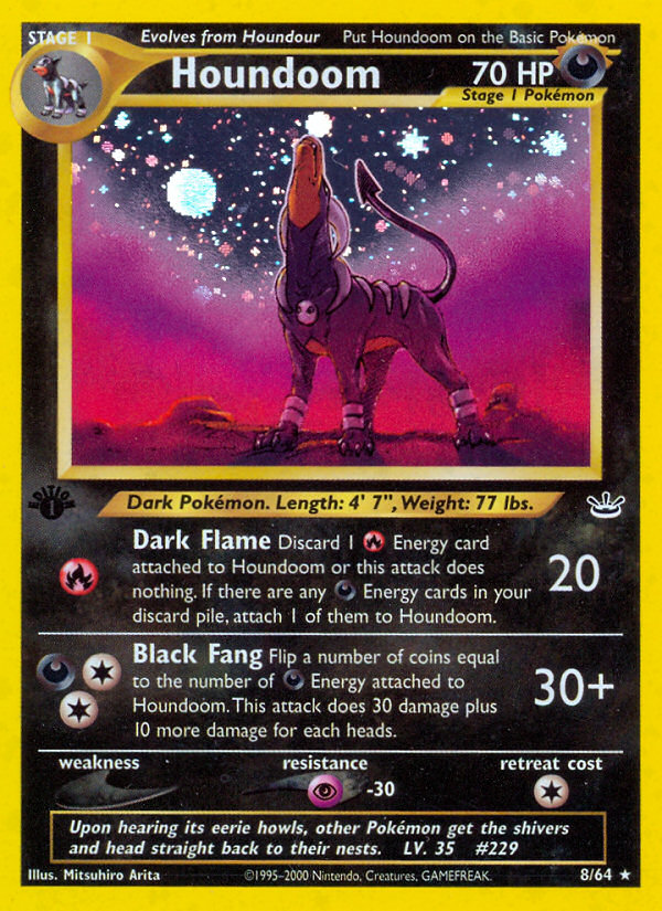 Houndoom (8/64) [Neo Revelation 1st Edition] | Galactic Gamez