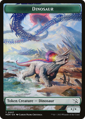 Phyrexian Myr // Dinosaur Double-Sided Token [March of the Machine Tokens] | Galactic Gamez