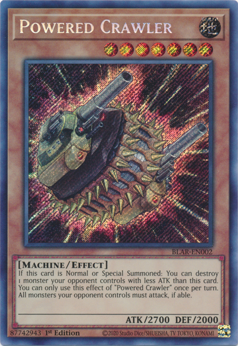 Powered Crawler [BLAR-EN002] Secret Rare | Galactic Gamez