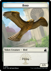 Bird // Soldier Double-Sided Token [Ravnica Remastered Tokens] | Galactic Gamez