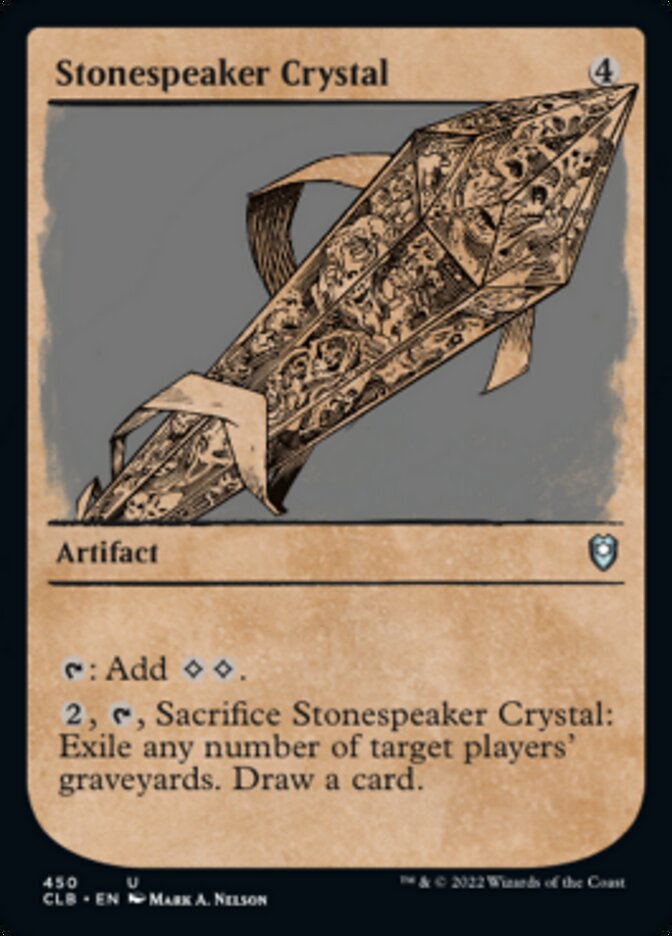 Stonespeaker Crystal (Showcase) [Commander Legends: Battle for Baldur's Gate] | Galactic Gamez