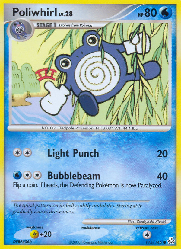 Poliwhirl (115/146) [Diamond & Pearl: Legends Awakened] | Galactic Gamez