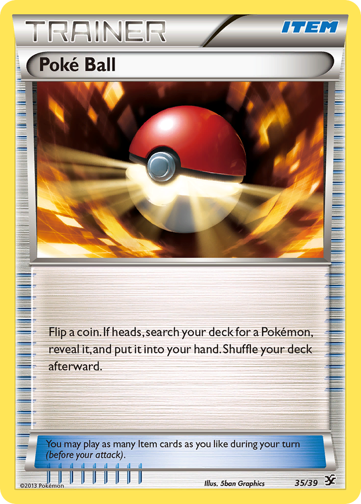 Poke Ball (35/39) [XY: Kalos Starter Set] | Galactic Gamez