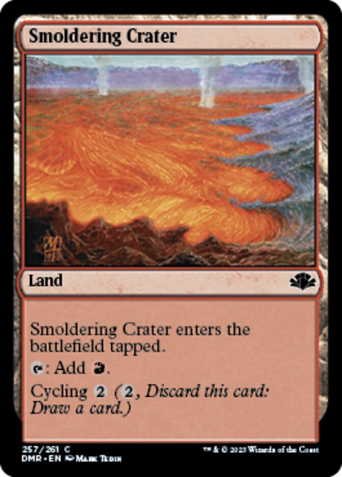 Smoldering Crater [Dominaria Remastered] | Galactic Gamez