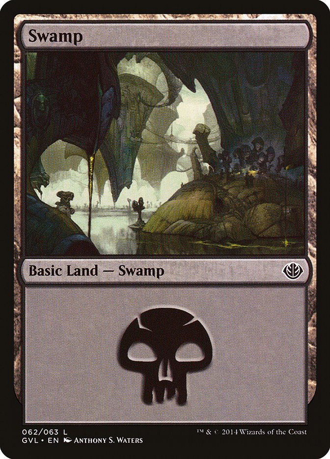 Swamp (62) (Garruk vs. Liliana) [Duel Decks Anthology] | Galactic Gamez