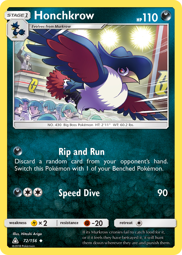 Honchkrow (72/156) [Sun & Moon: Ultra Prism] | Galactic Gamez