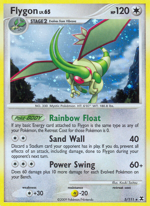 Flygon (5/111) (Theme Deck Exclusive) [Platinum: Rising Rivals] | Galactic Gamez