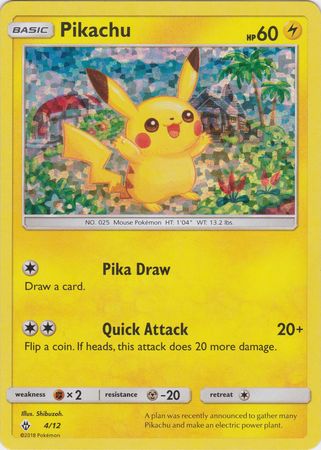 Pikachu (4/12) [McDonald's Promos: 2018 Collection] | Galactic Gamez