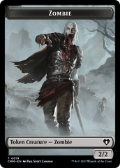 Zombie (0019) // Kor Soldier Double-Sided Token [Commander Masters Tokens] | Galactic Gamez