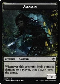 Assassin // Morph Double-sided Token [Commander 2019 Tokens] | Galactic Gamez