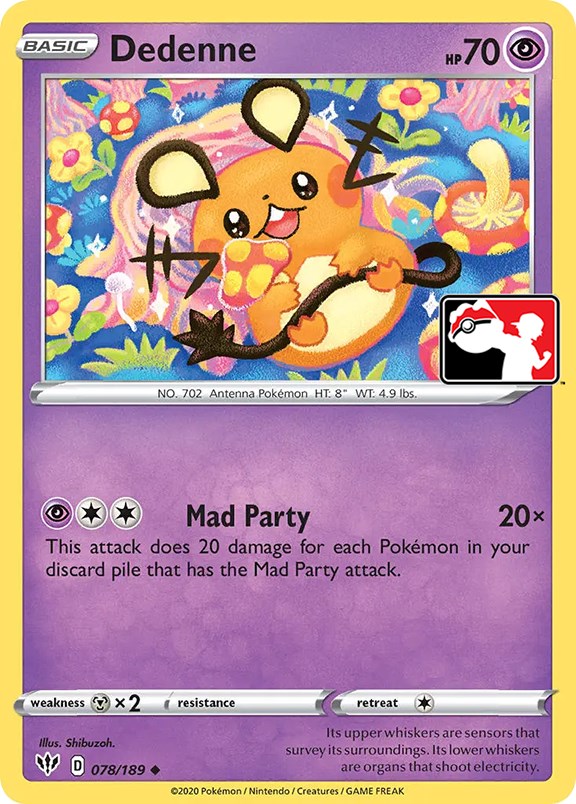 Dedenne (078/189) [Prize Pack Series One] | Galactic Gamez