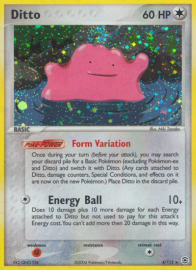 Ditto (4/112) [EX: FireRed & LeafGreen] | Galactic Gamez