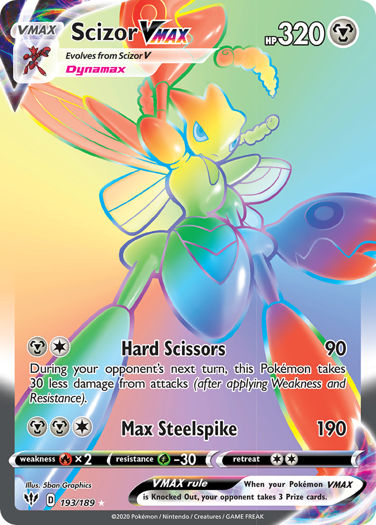 Scizor VMAX (193/189) [Sword & Shield: Darkness Ablaze] | Galactic Gamez