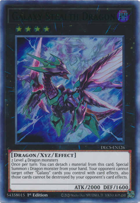 Galaxy Stealth Dragon (Green) [DLCS-EN126] Ultra Rare | Galactic Gamez