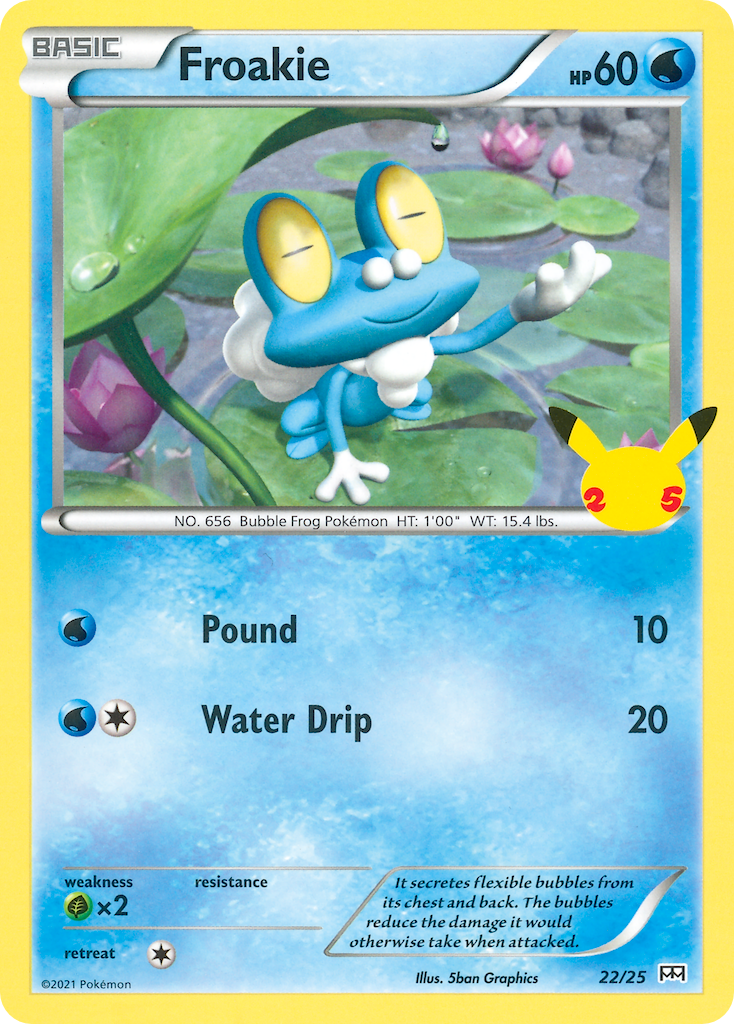 Froakie (22/25) [McDonald's 25th Anniversary] | Galactic Gamez