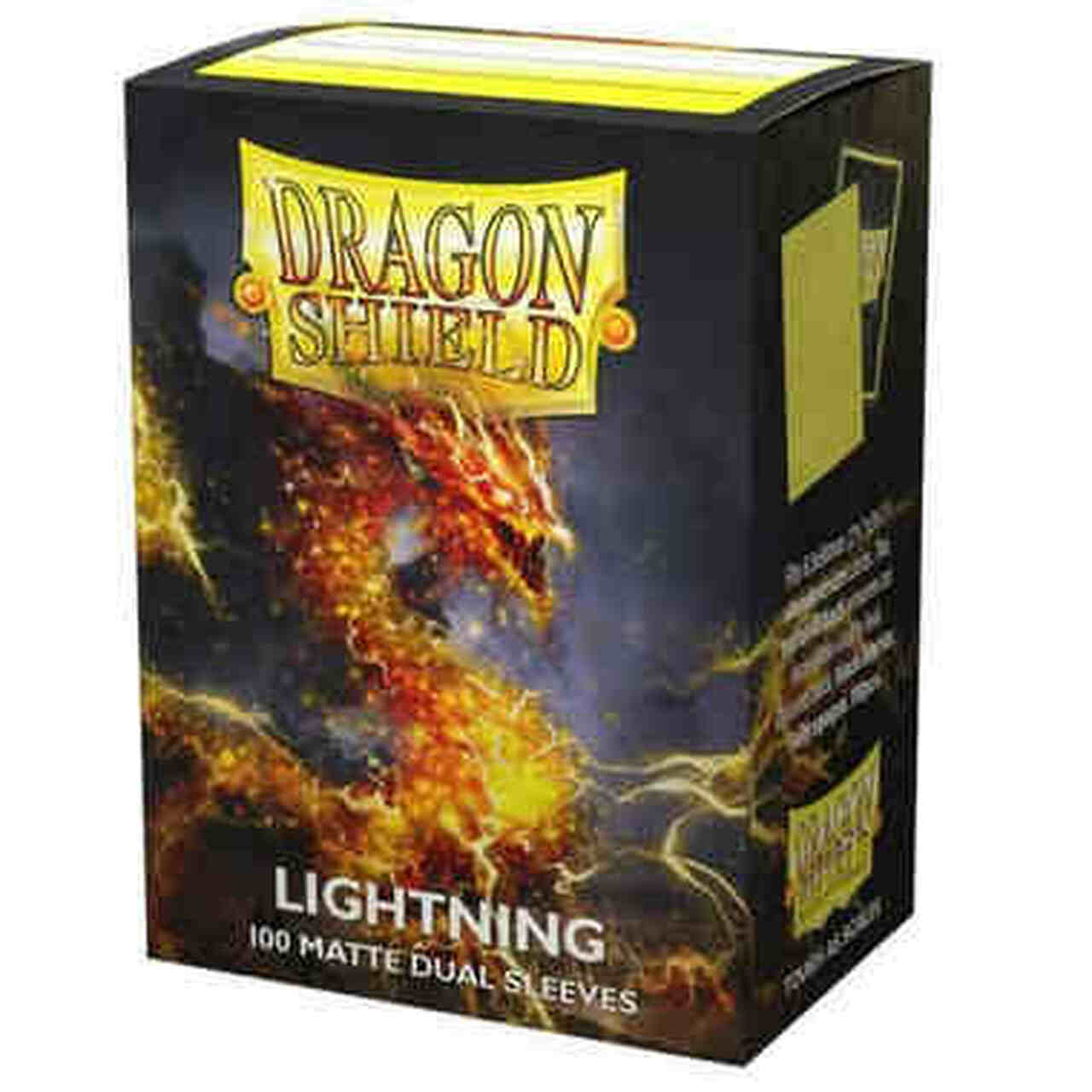 LIGHTNING - MATTE DUAL CARD SLEEVES (100CT) | Galactic Gamez