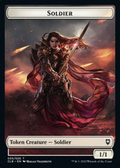 Treasure // Soldier Double-sided Token [Commander Legends: Battle for Baldur's Gate Tokens] | Galactic Gamez