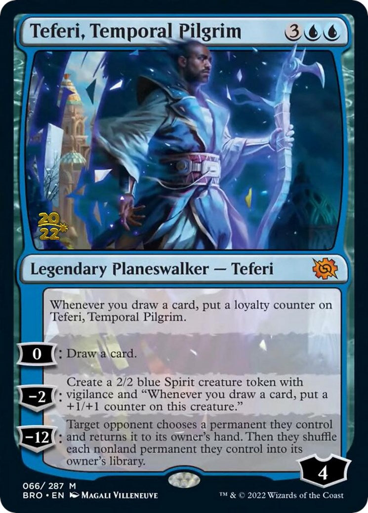 Teferi, Temporal Pilgrim [The Brothers' War: Prerelease Promos] | Galactic Gamez