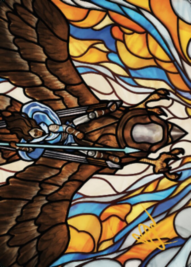 Tura Kennerud, Skyknight Art Card (Gold-Stamped Signature) [Dominaria United Art Series] | Galactic Gamez