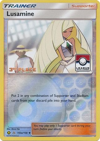 Lusamine (153a/156) (League Challenge Alt Art 3rd Place) [Sun & Moon: Ultra Prism] | Galactic Gamez