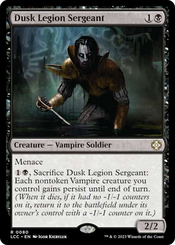 Dusk Legion Sergeant [The Lost Caverns of Ixalan Commander] | Galactic Gamez