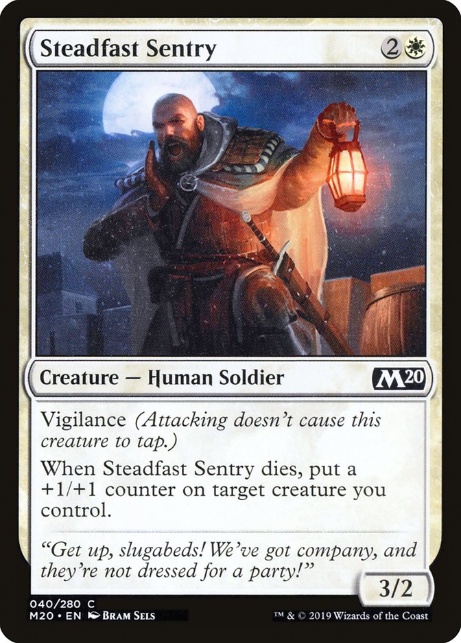 Steadfast Sentry [Core Set 2020] | Galactic Gamez