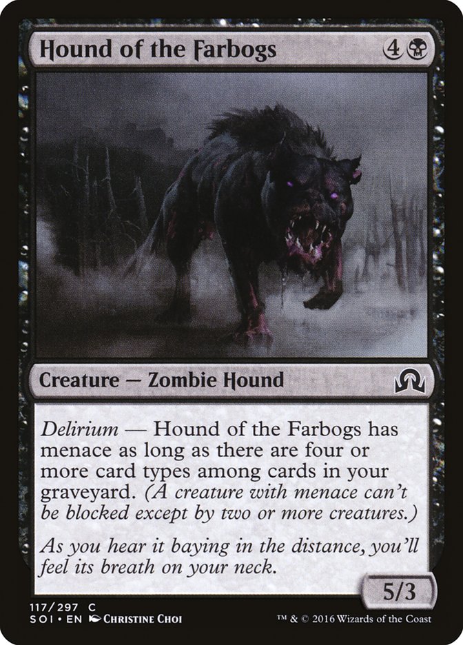 Hound of the Farbogs [Shadows over Innistrad] | Galactic Gamez