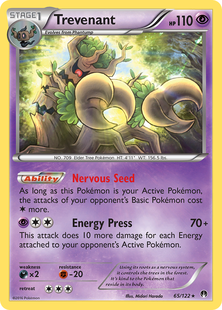 Trevenant (65/122) [XY: BREAKpoint] | Galactic Gamez