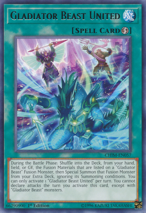 Gladiator Beast United [CHIM-EN057] Rare | Galactic Gamez