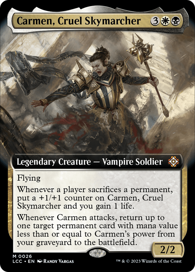 Carmen, Cruel Skymarcher (Extended Art) [The Lost Caverns of Ixalan Commander] | Galactic Gamez