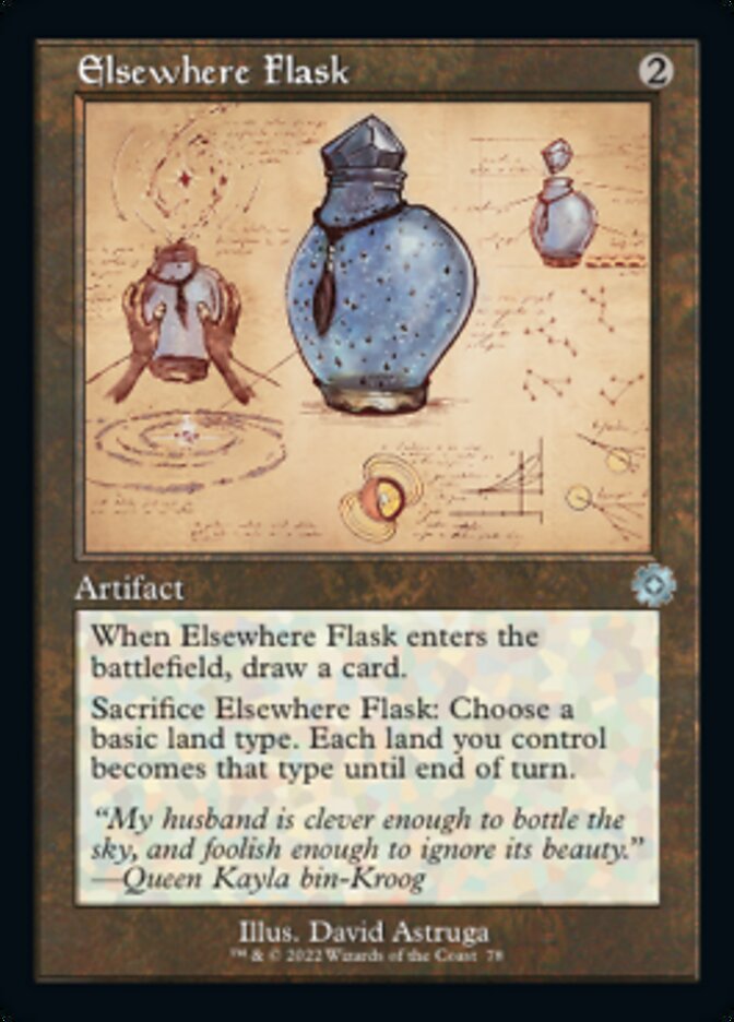 Elsewhere Flask (Retro Schematic) [The Brothers' War Retro Artifacts] | Galactic Gamez